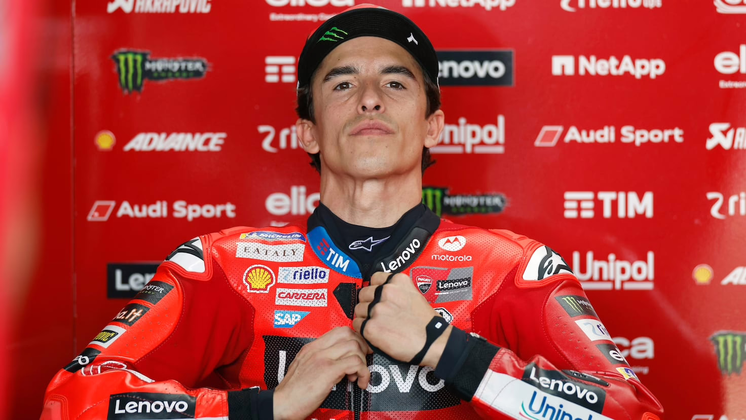 Ducati no muestra inquietud por Márquez.
