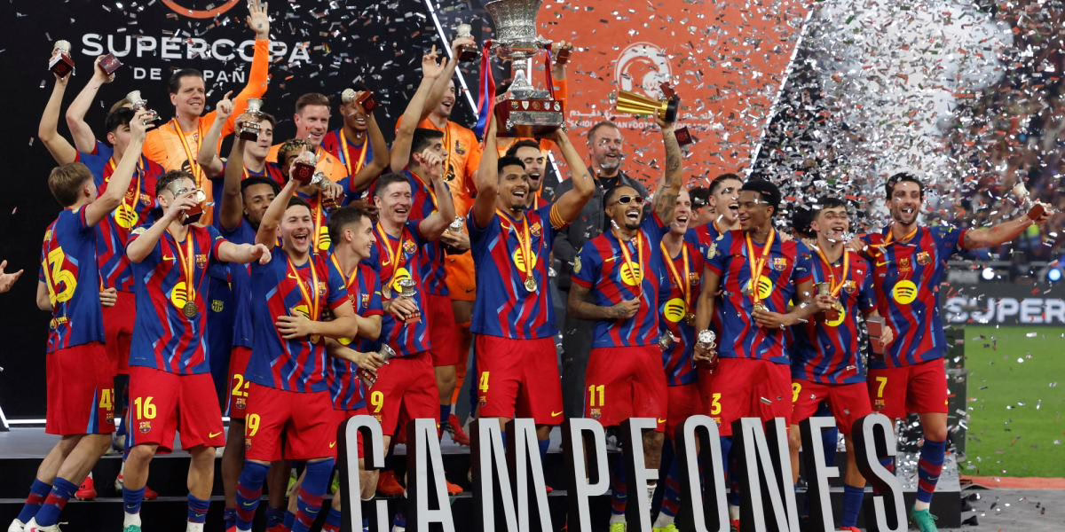 Barcelona se corona campeón en Arabia.