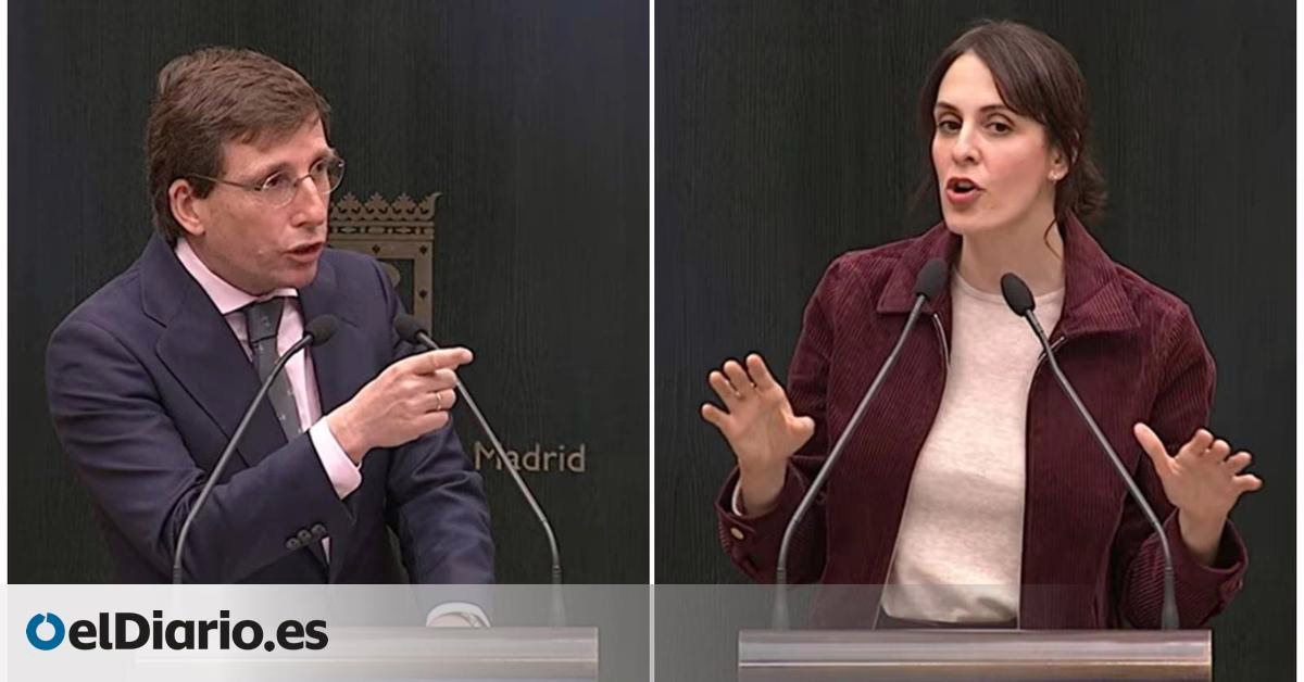 Maestre afirma que Almeida está "despojando a Madrid", mientras que el alcalde la acusa de "gentrificación" por residir en Carabanchel.