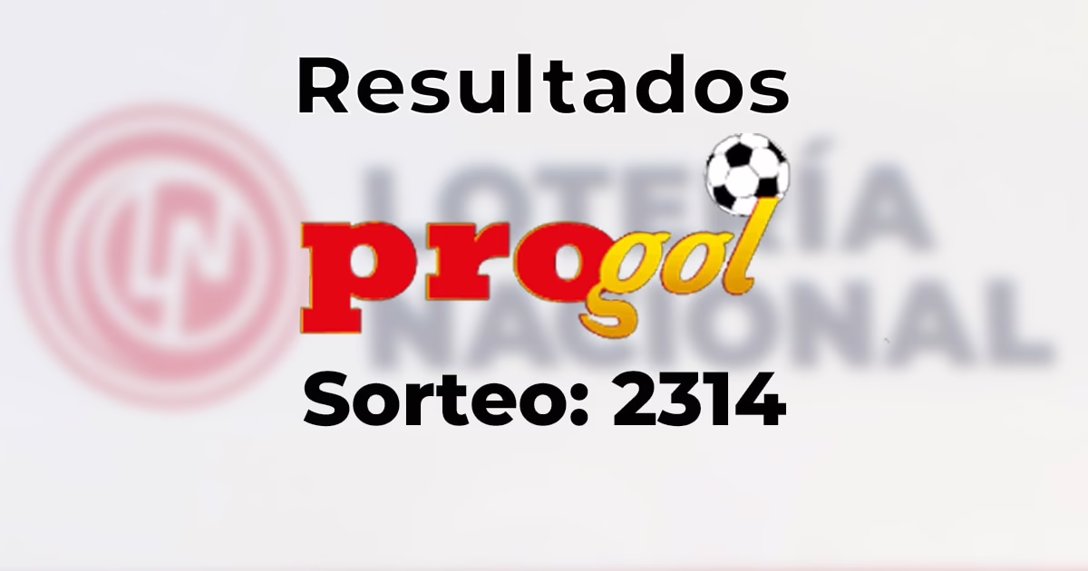 Resultados del Progol 2314: verifica la quiniela triunfadora.