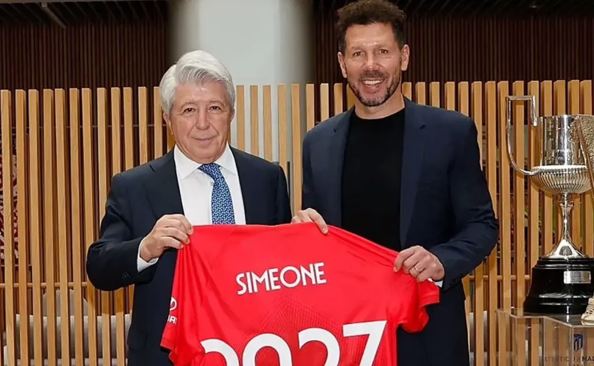 El optimista pronóstico del Atlético de Madrid sobre el Cholo Simeone como entrenador: "Nos llevará a la Champions League"