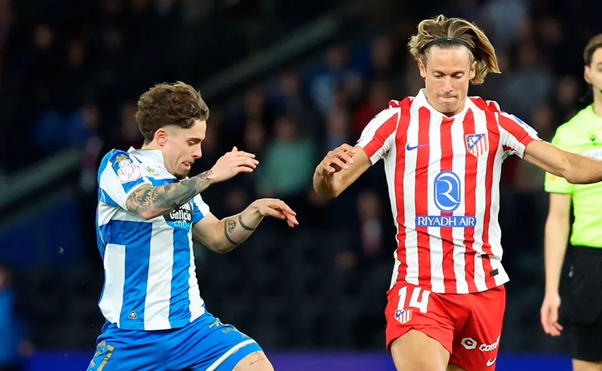 Deportivo La Coruña contra Atlético de Madrid EN DIRECTO y SIN COSTO en la Copa del Rey 2026.