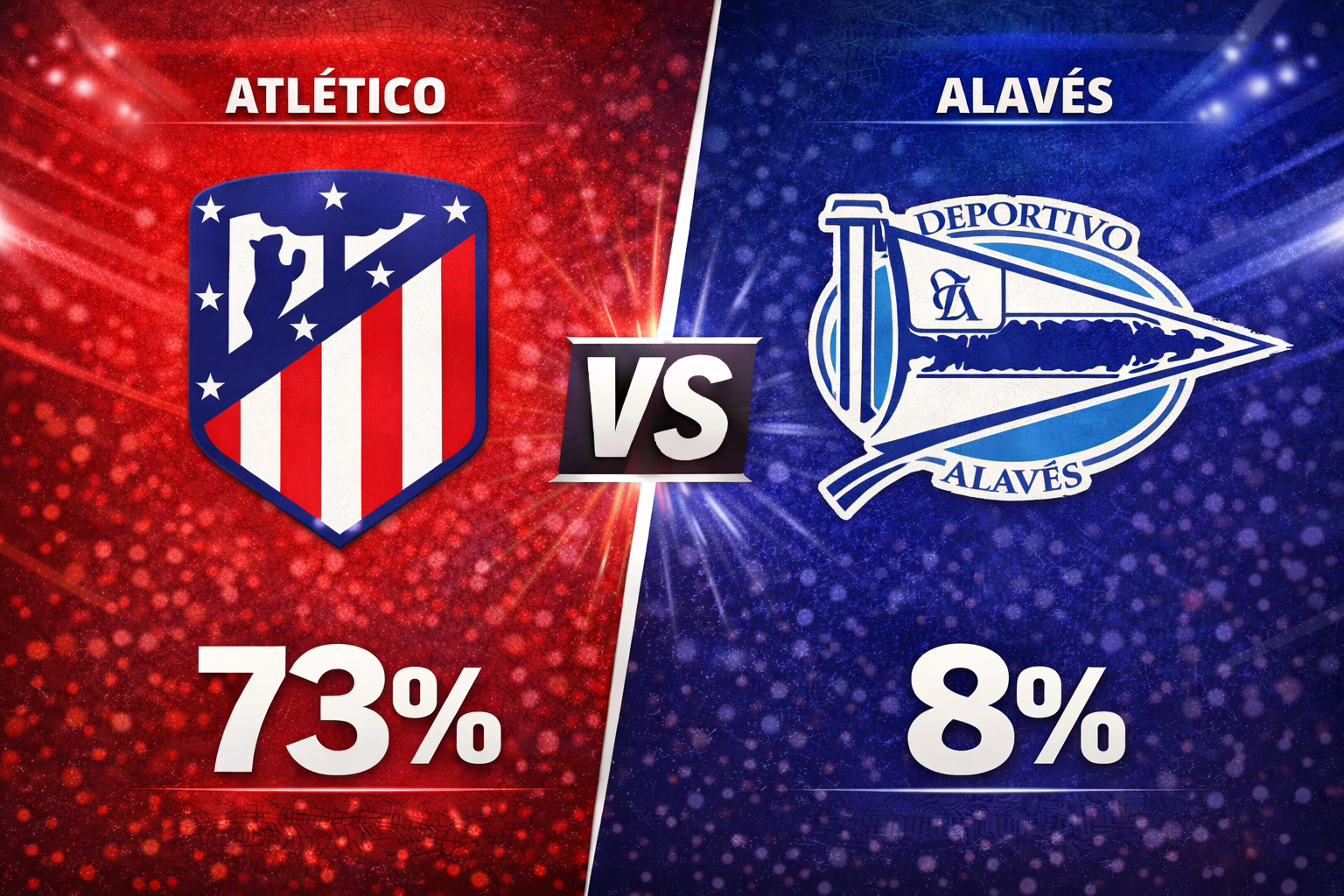 Predicción del partido Atlético de Madrid contra Alavés