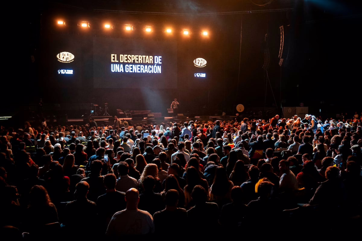 El Despertar: la nueva generación de la derecha que arrasa en redes reúne a más de 6,000 seguidores en Madrid | Noticias de Madrid