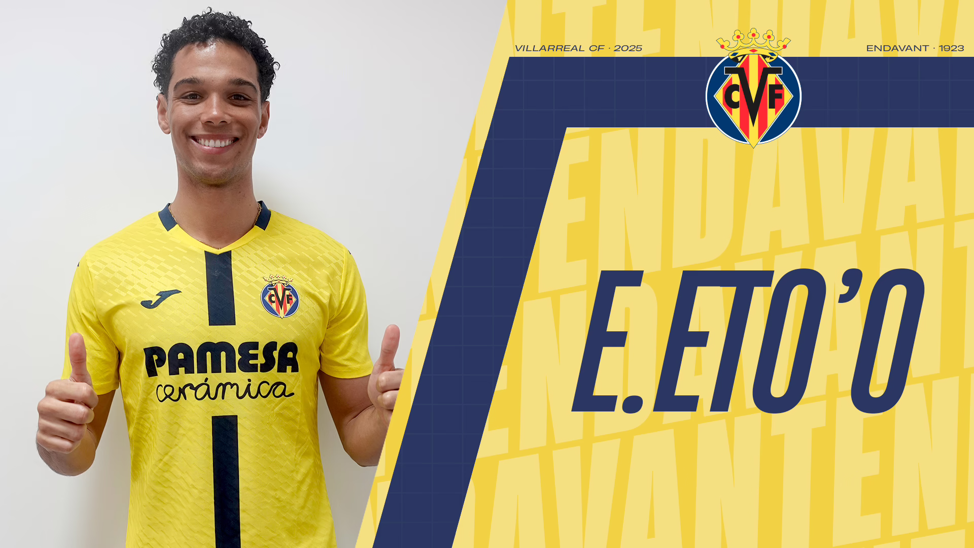 Etienne Etoo, prestado al Villarreal B hasta el final de la temporada.