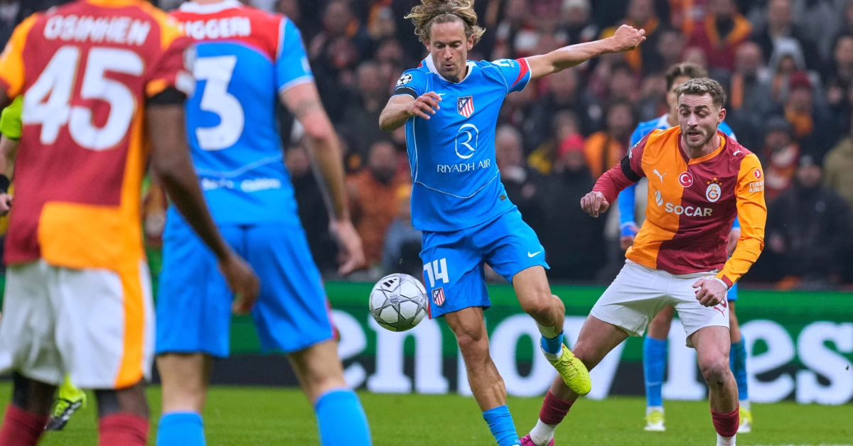 Atlético de Madrid iguala 1-1 contra el Galatasaray y continúa su pelea por el Top-8 en la Champions League.