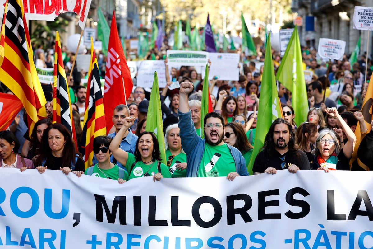 Educadores de Madrid y Euskadi destacan por señalar una “ofensiva privatizadora” contra la educación pública.