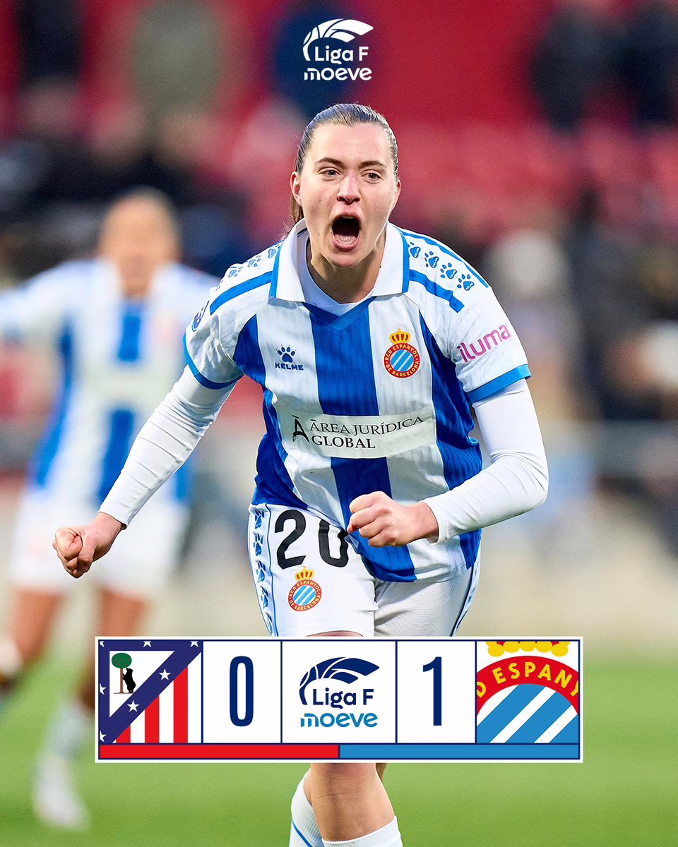 Atlético de Madrid F 0-1 Espanyol F | Gol de Torrodá define el encuentro.