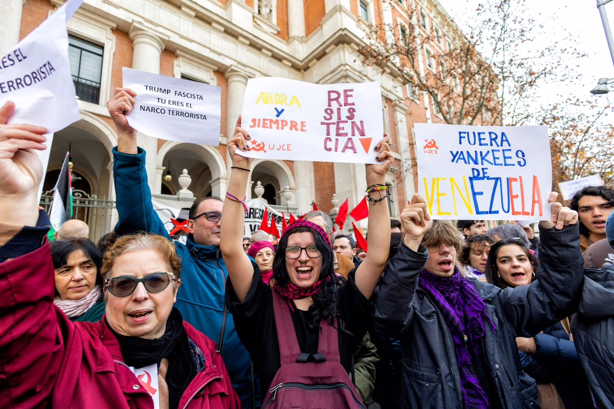 Manifestaciones frente a la embajada de EE. UU. en Madrid: “No puedo soportar lo que está sucediendo en Venezuela” | Noticias de Madrid