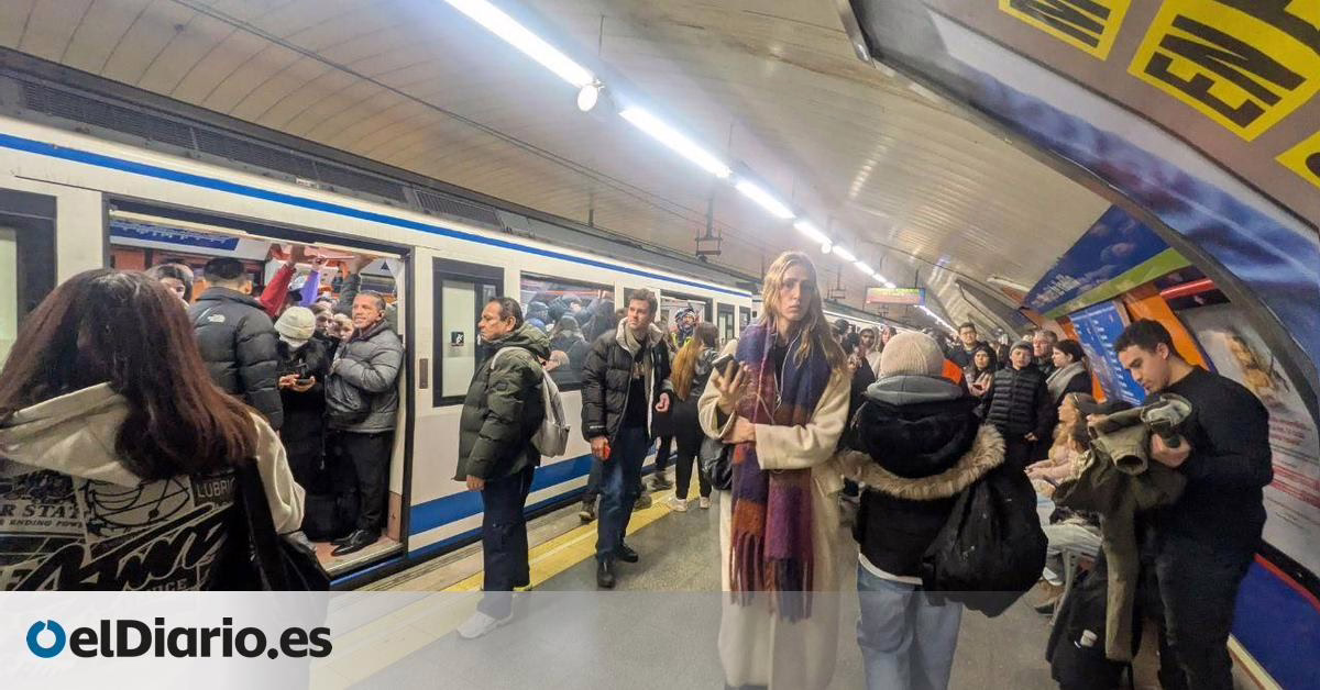 Interrumpida la línea 5 del Metro de Madrid por más de una hora este jueves debido a una falla en un tren.