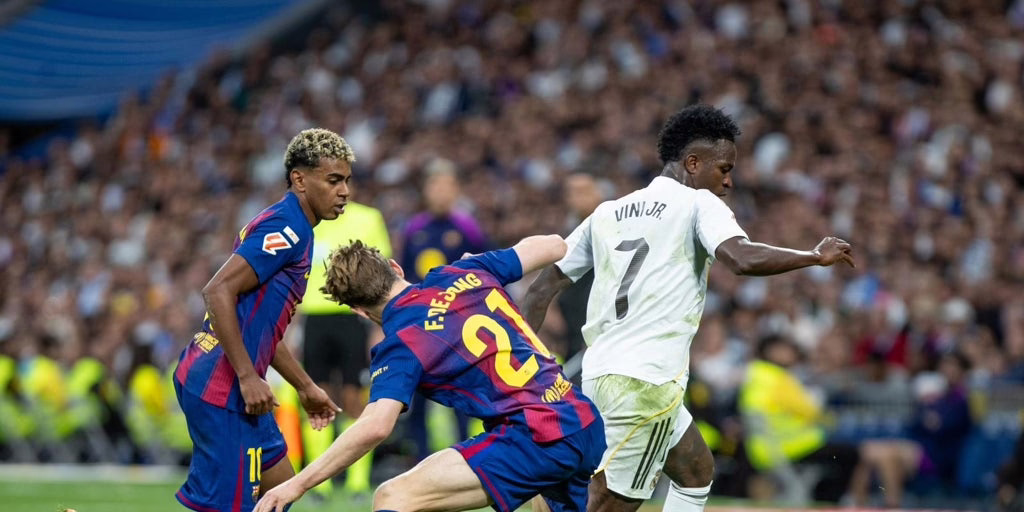 Reacciones, festejos y detalles finales de la victoria del Barcelona ante el Real Madrid.