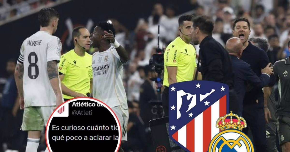 Atlético de Madrid habla sin rodeos sobre la razón por la que el Cholo Simeone asustó a Vinicius: "Ahora te pitan un penal..."