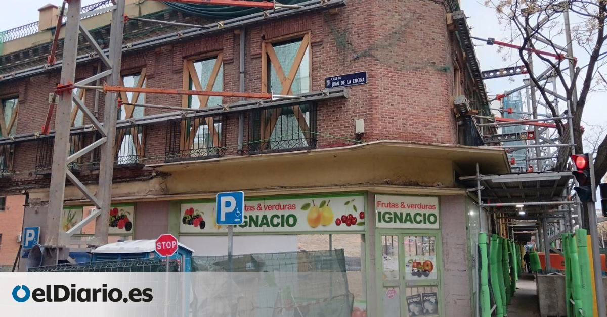 El neomudéjar accesible de Tetuán, cuya fachada será enmarcada por un edificio de dos plantas, como un caso ilustrativo de fachadismo.