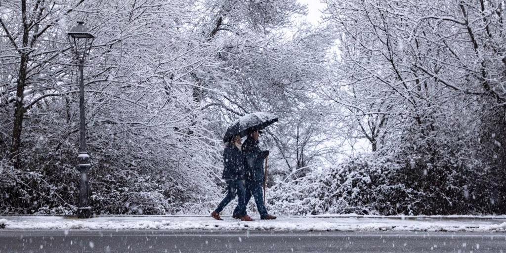La Aemet alerta sobre la llegada de nieve a Madrid esta semana: «En zonas bajas»