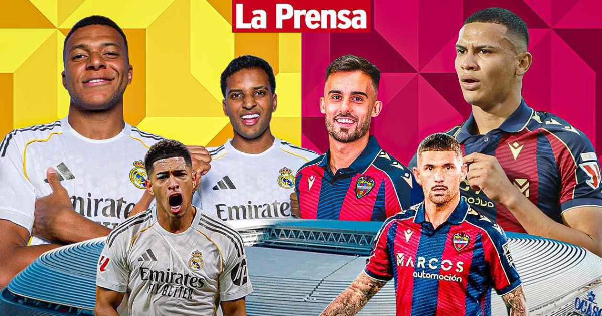 Real Madrid vs Levante con Kervin Arriaga: horario y dónde seguirlo.