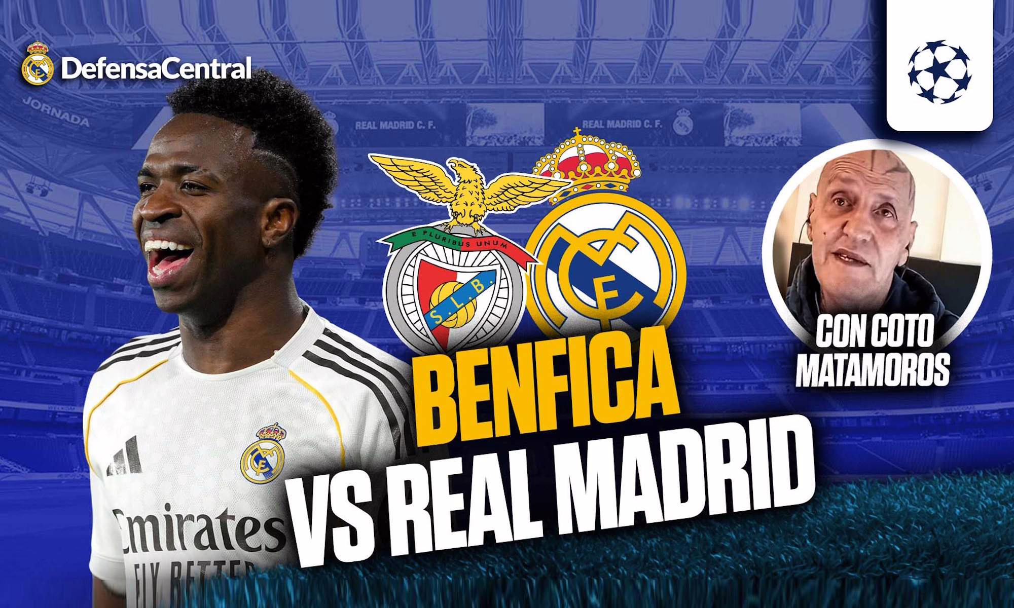 Charla posterior al partido Benfica - Real Madrid