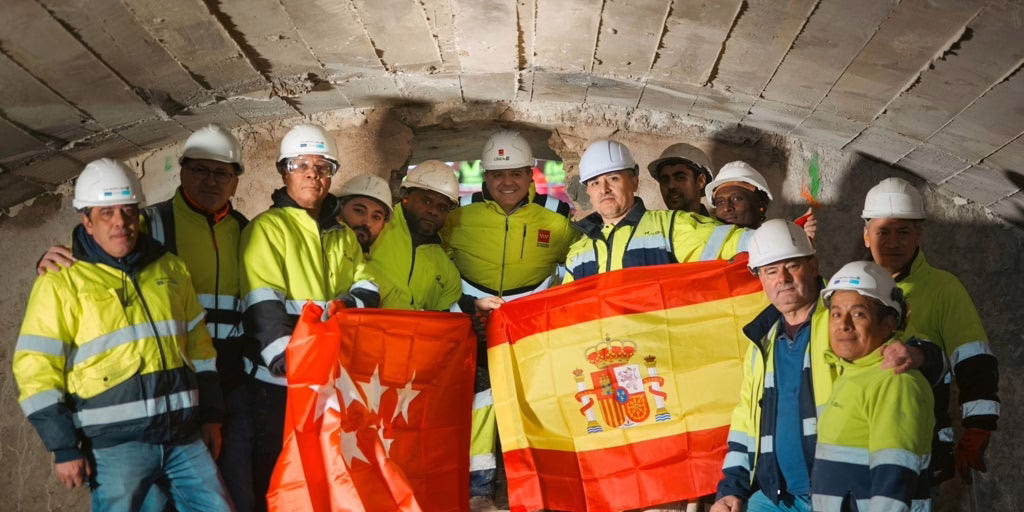 La Comunidad de Madrid finaliza el 50% de la expansión de la Línea 11 del Metro con la perforación del túnel.
