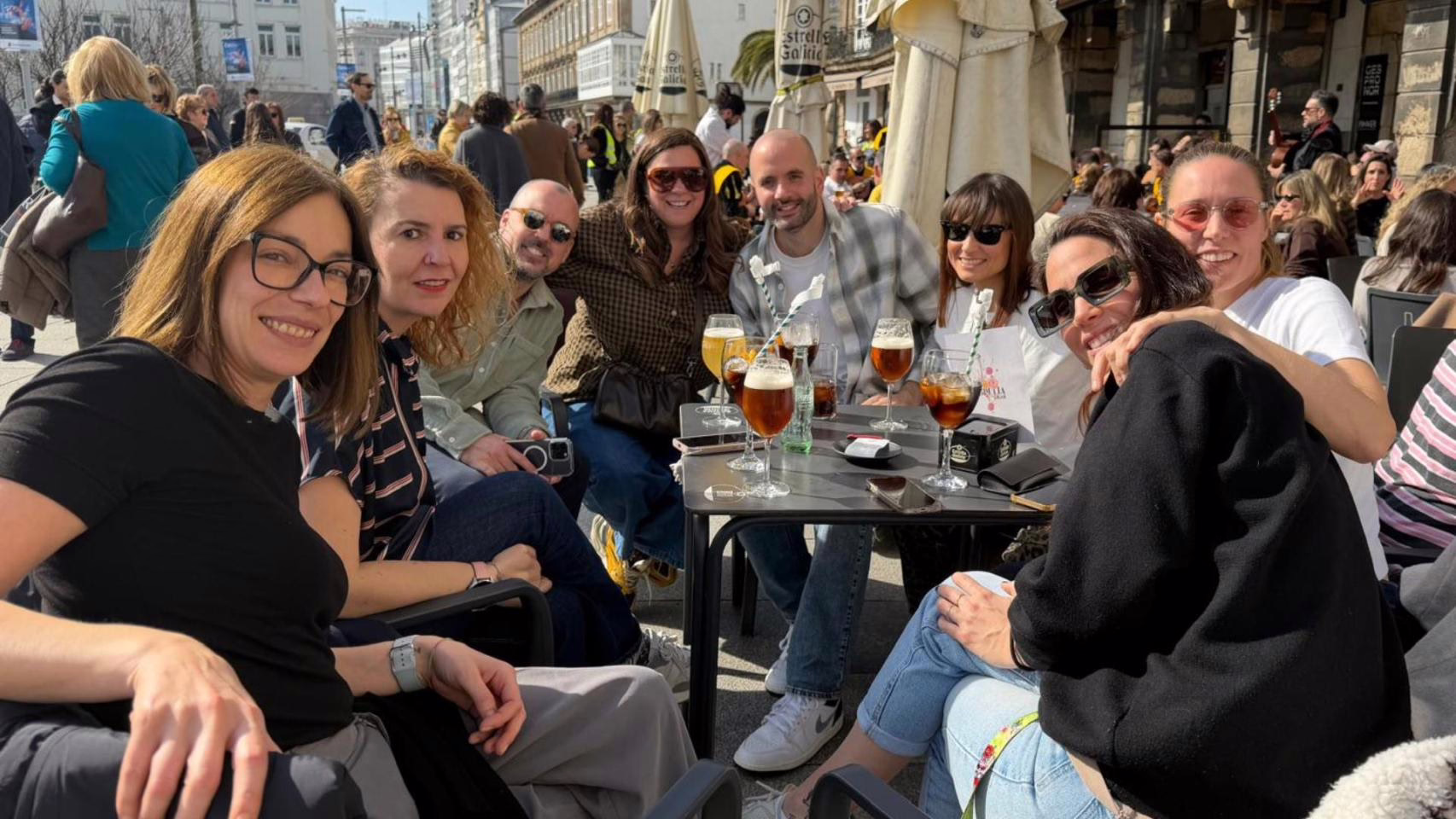 A Coruña sale a las calles tras meses de ausencia del sol: "Lo necesitábamos"