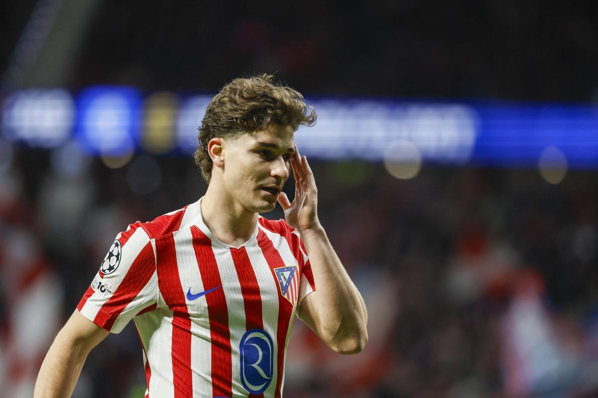 Julián Álvarez, delantero del Atlético de Madrid
