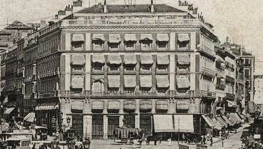 Hotel de París en la Puerta del Sol