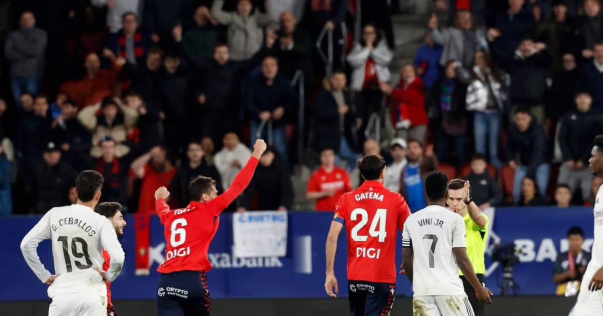 Este jugador del Real Madrid asume la culpa por la derrota contra Osasuna.
