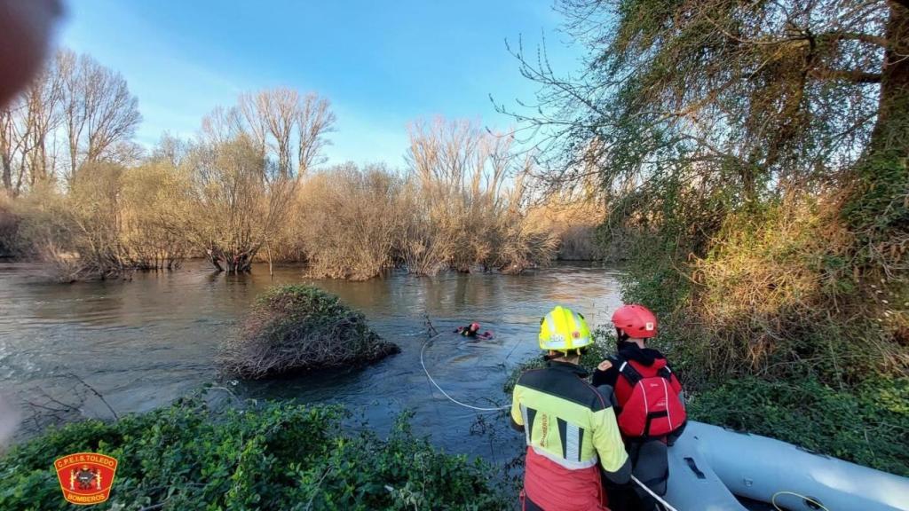 Imágenes del rescate en Escalona (Toledo).