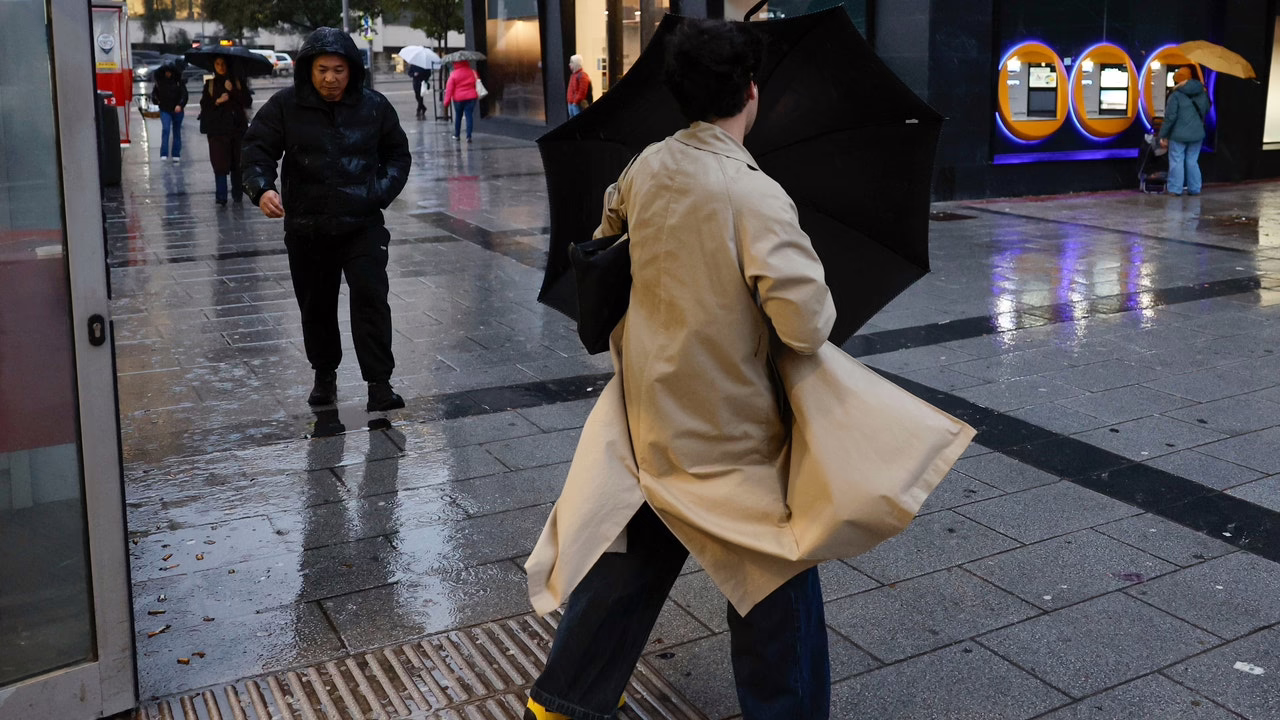Descenso de temperatura en Madrid previo a las lluvias.