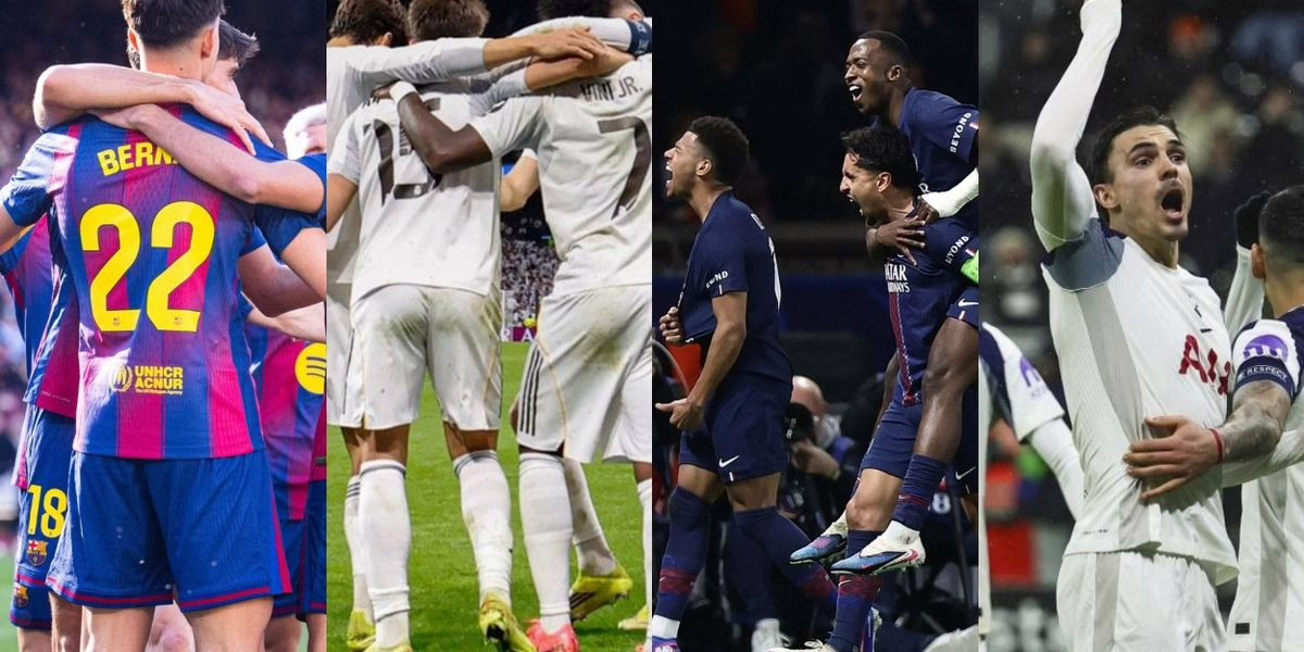 Los 25 equipos europeos que más ingresos han generado por la venta de boletos.