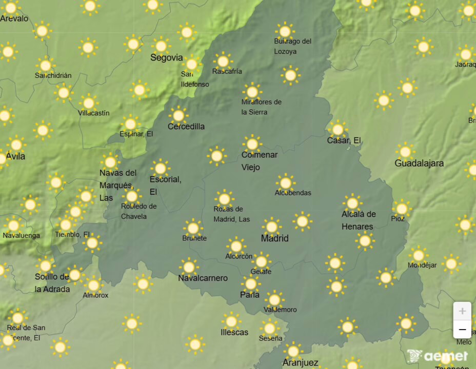 Sol y temperaturas de hasta 23 ºC.