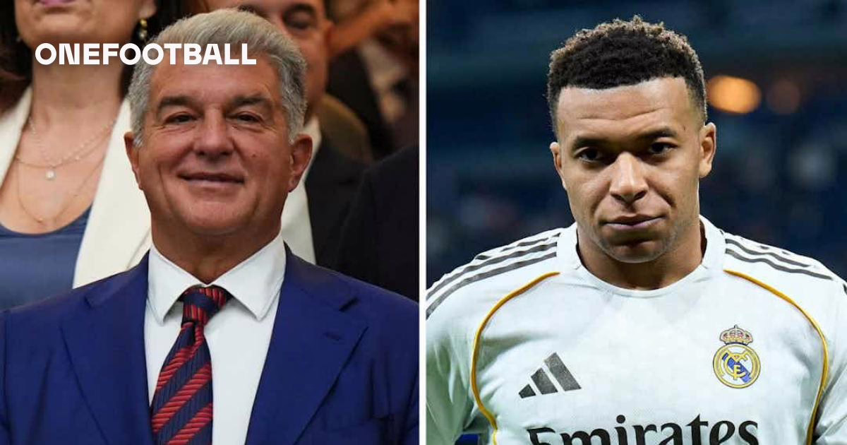 La burla de Joan Laporta hacia el Real Madrid y Kylian Mbappé.
