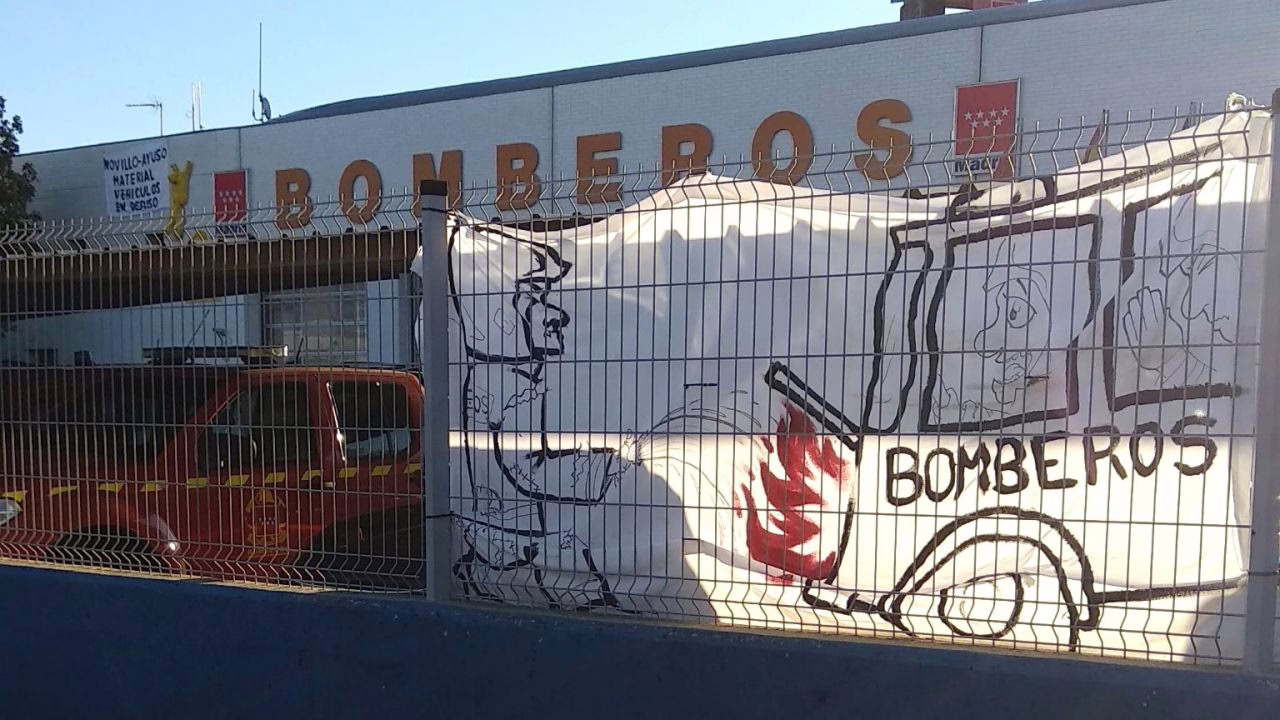 Una semana sin agua caliente: bomberos alertan sobre la “grave situación” en el Parque de Getafe.
