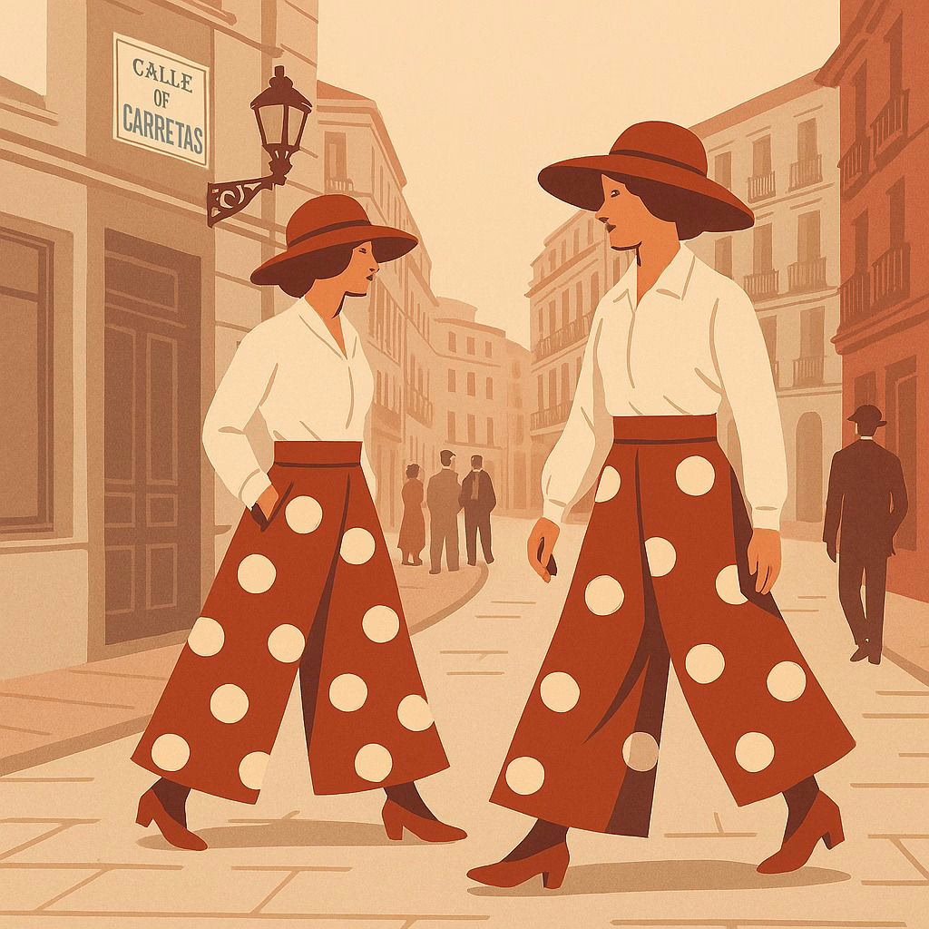 El Efecto de la Falda-Pantalón en Madrid: Un Suceso de 1911 que Transformó la Moda Femenina