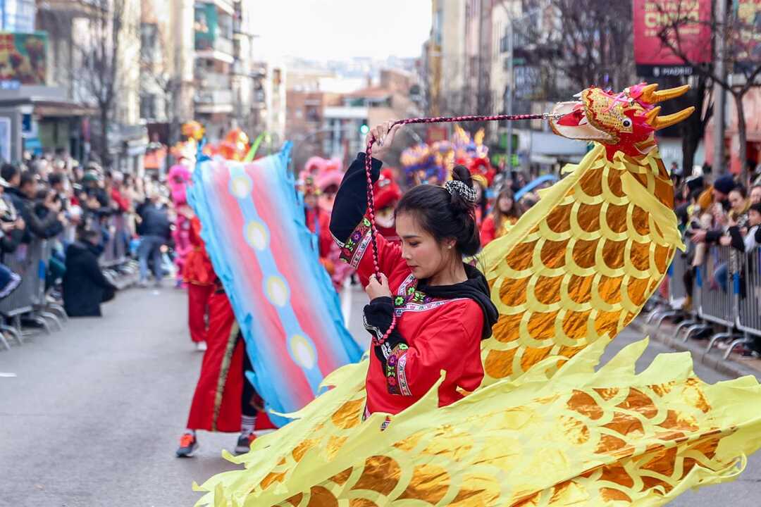 El desfile del Año Nuevo Chino. Imagen de EP.