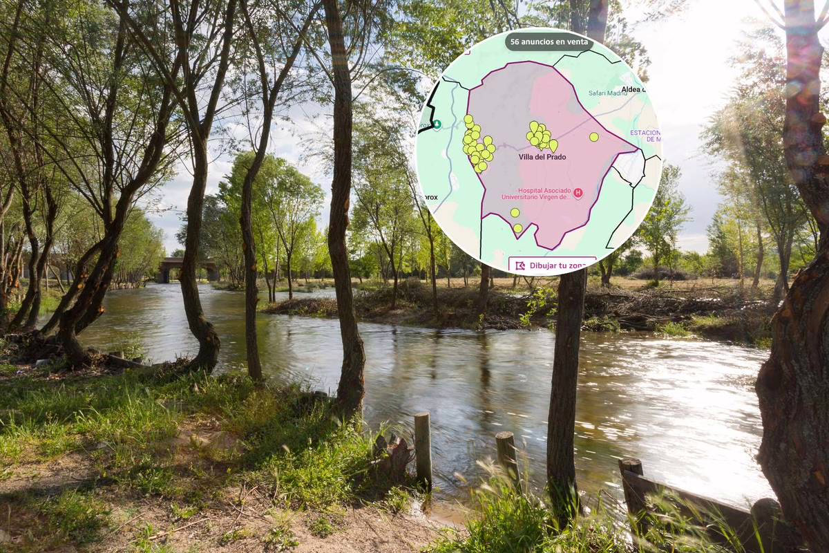 Ofrece casas de campo por menos de 200.000€ y es conocido como el jardín de Madrid.