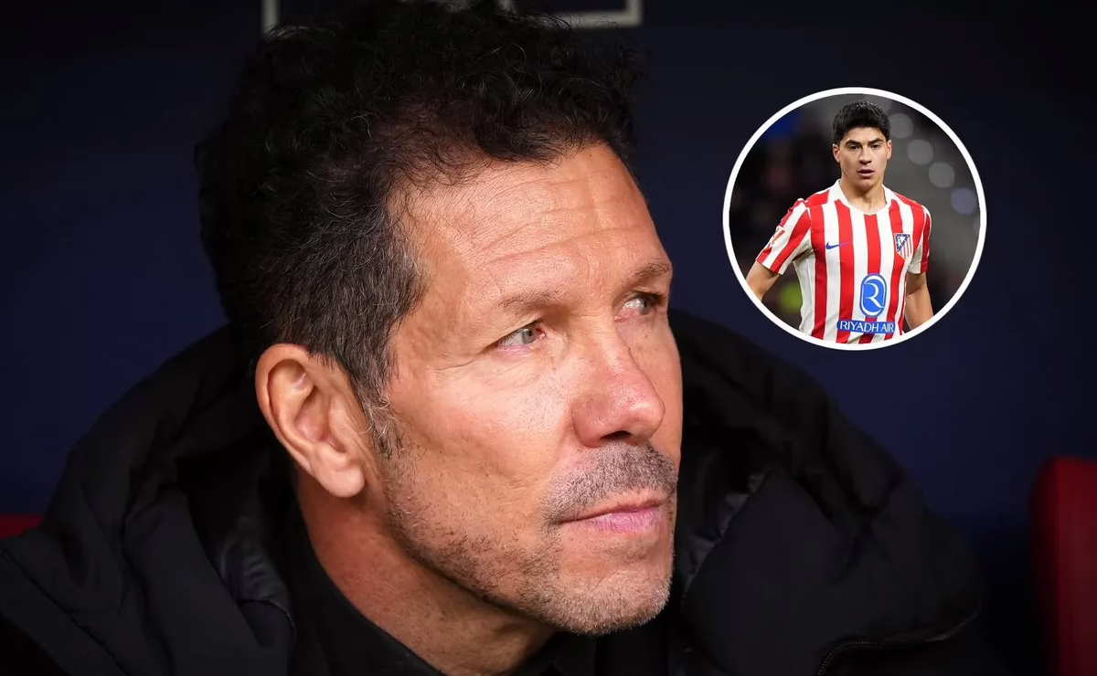 Diego Simeone se pronunció acerca de Obed Vargas en el Atlético de Madrid.