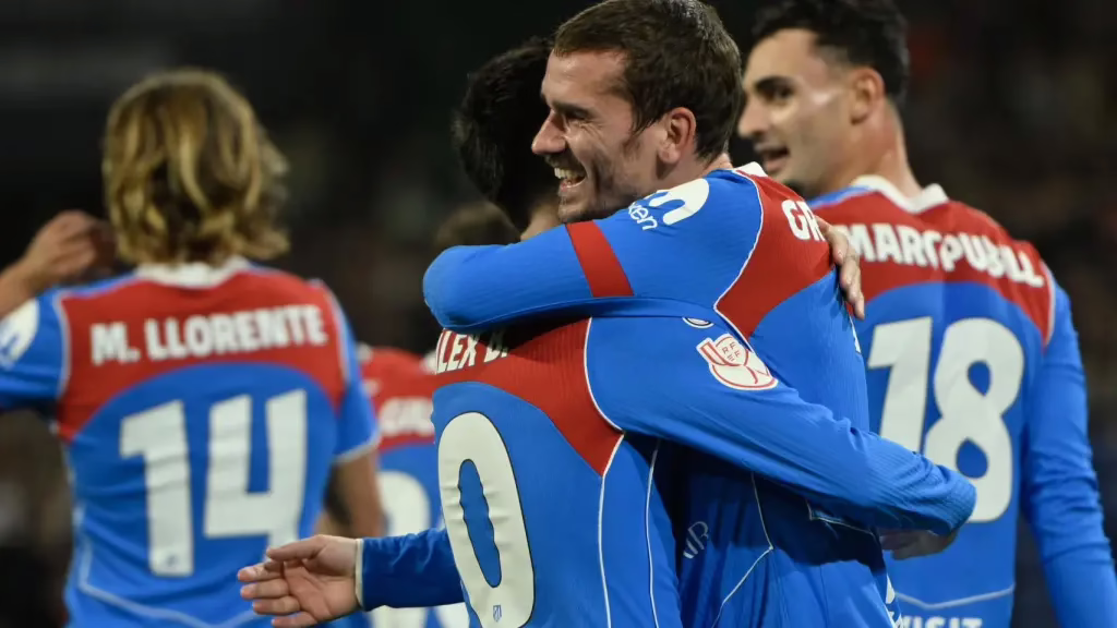 El Atlético de Madrid se une a Barça, Real Sociedad y Athletic Club en las semifinales de la Copa del Rey.