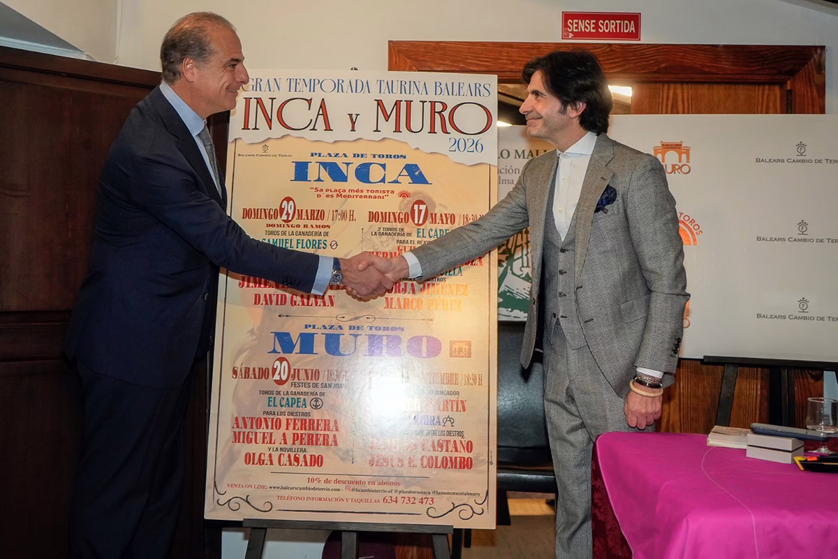 Francisco D’Agostino presenta en Palma una temporada 2026 con figuras, juventud y ganaderías de referencia