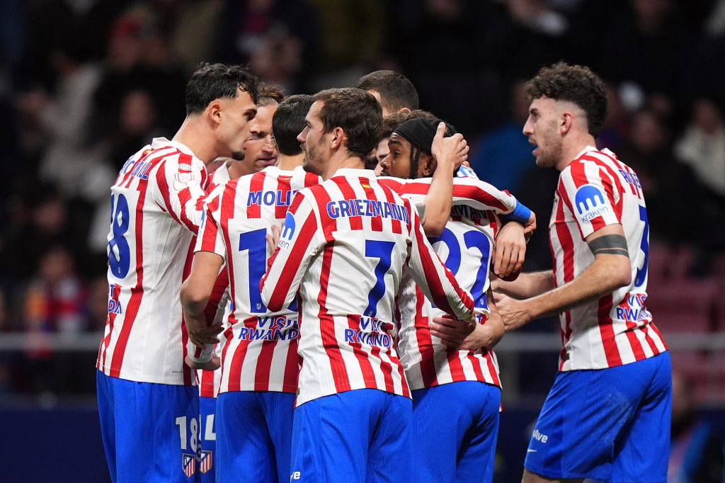 Posible formación del Atlético de Madrid ante el Brujas en la Champions League