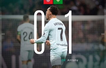 El Real Betis vence al Atlético de Madrid fuera de casa.