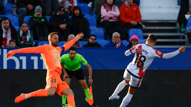 El Rayo Vallecano apaga la alegría del equipo rojiblanco.