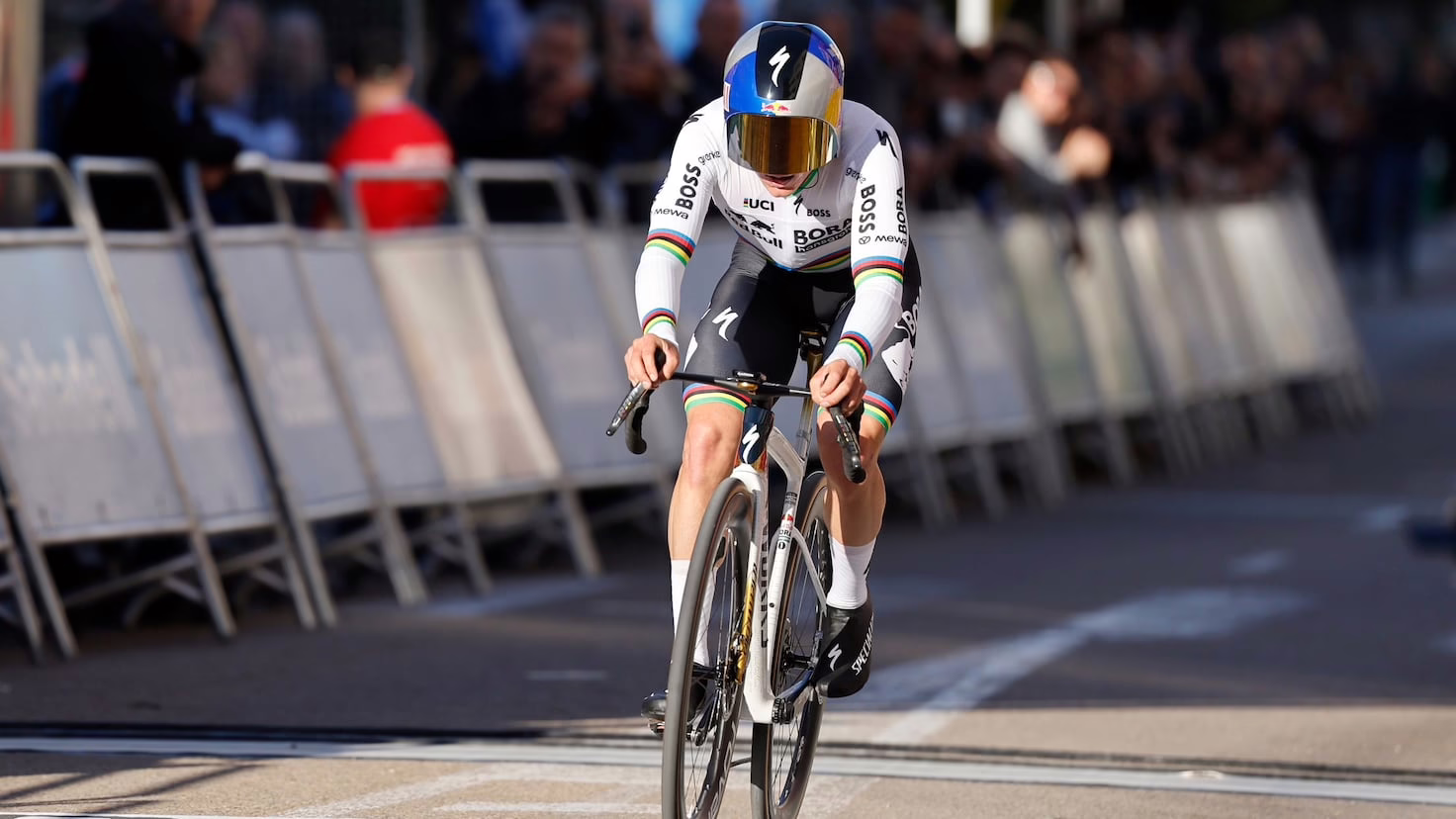 Evenepoel también se impone en una contrarreloj sin relevancia.
