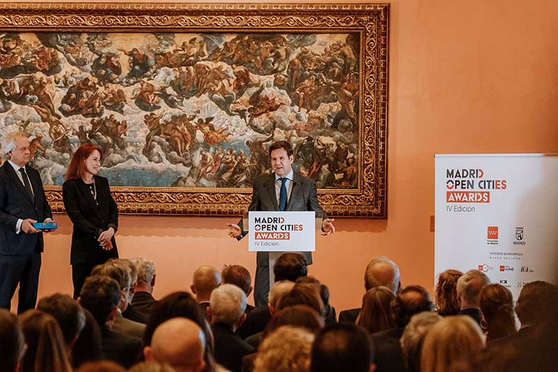 Las Rozas, galardonada con el Premio a la Innovación en la cuarta edición de los Madrid Open Cities Awards.