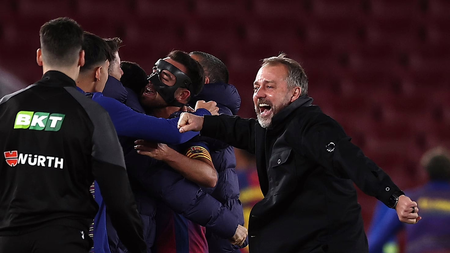 El Barça de Flick está en plena euforia.