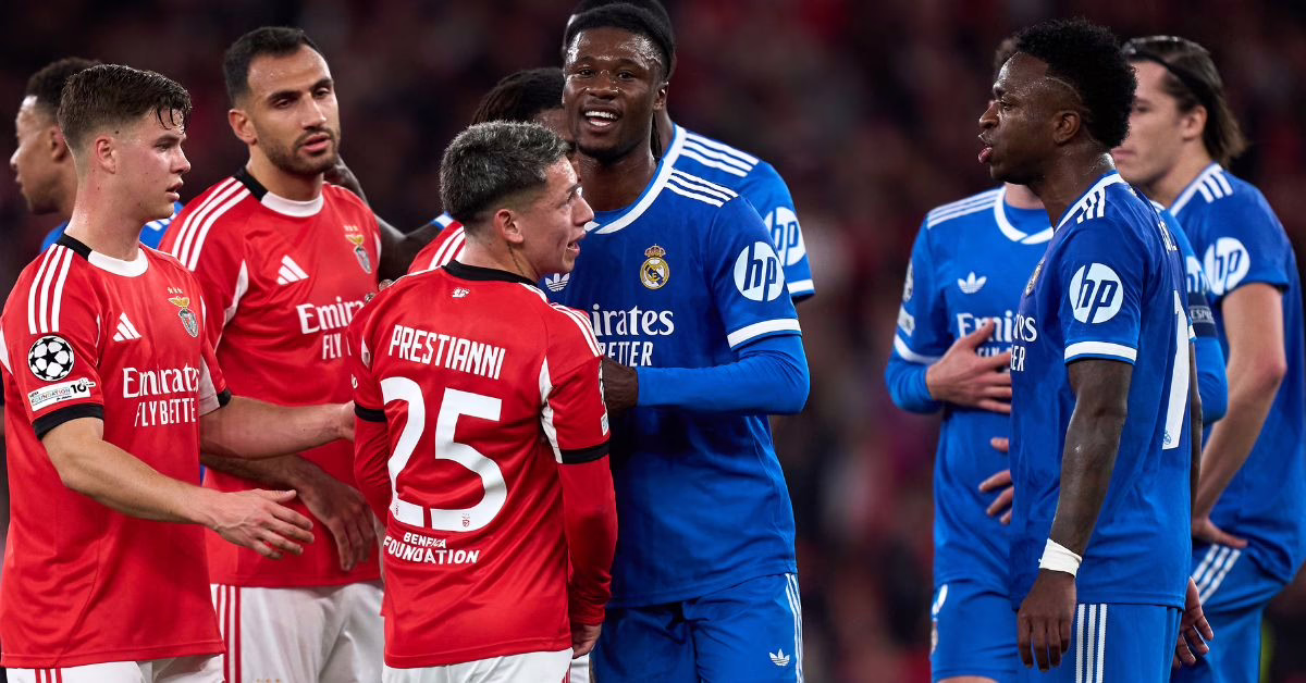 Acción legal del Real Madrid: El club presenta a la UEFA las evidencias contra Prestianni por los insultos racistas hacia Vinicius.