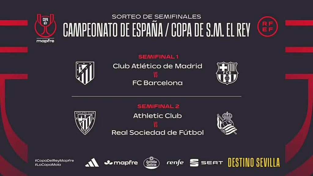 Obed y el Atlético de Madrid se enfrentarán al Barcelona en las semifinales de la Copa del Rey.