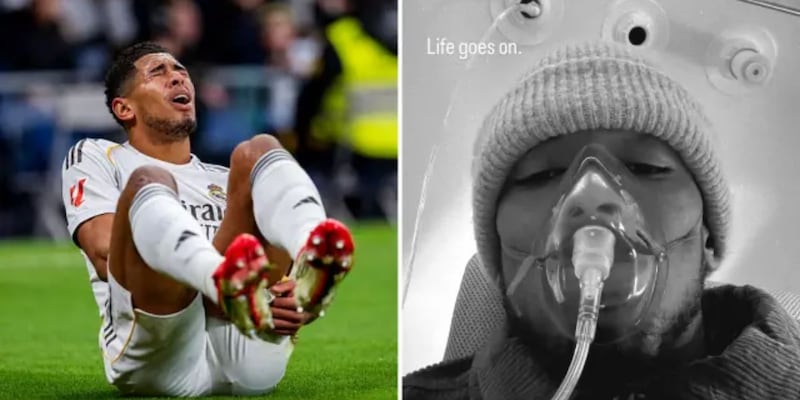 Un jugador del Real Madrid fue visto con una máscara de oxígeno luego de una lesión, generando sorpresa