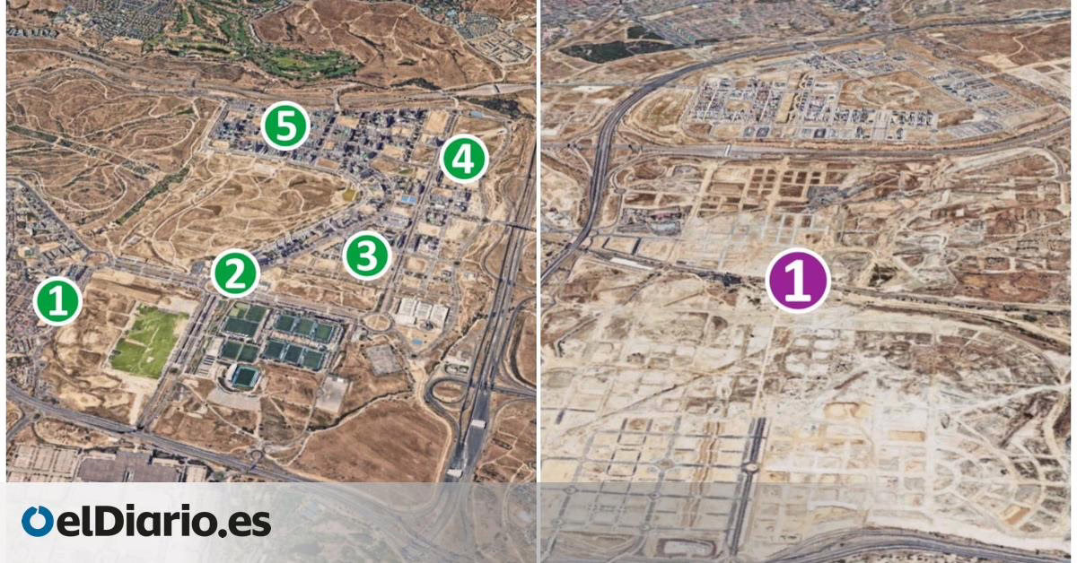 Cinco estaciones de Metro en la zona acomodada y una en la más humilde: así proyecta Madrid el transporte en sus nuevos desarrollos.