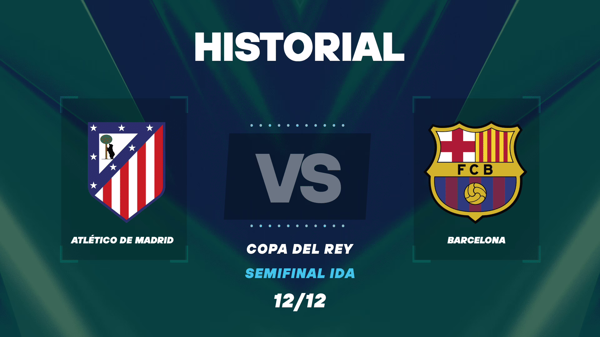 Récord de enfrentamientos entre Atlético de Madrid y Barcelona en la Copa del Rey