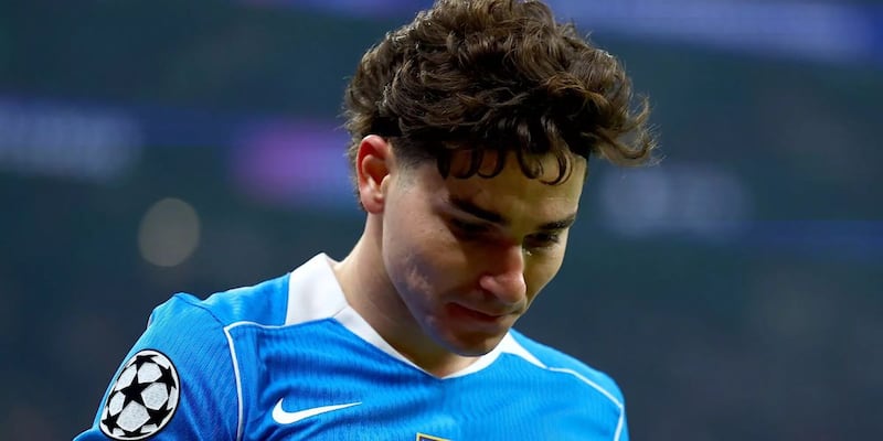 Julián Álvarez en plena sequía: llegó a 100 días sin hacer un gol con el Atlético de Madrid