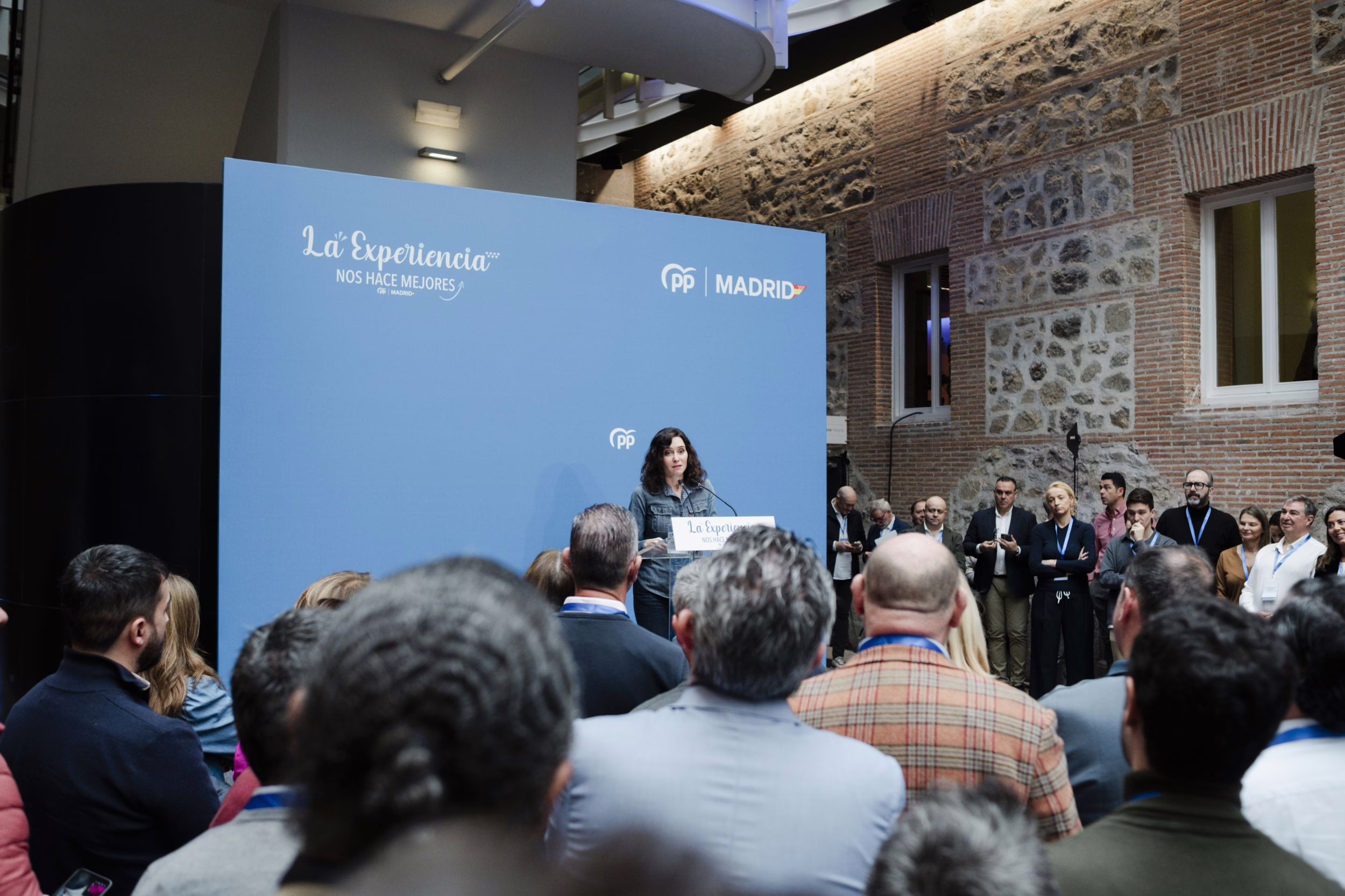 Ayuso confirma la "total determinación" del PP en Madrid.